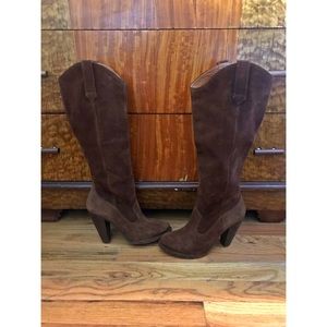 Frye Western Tall Boots in Brown - 7.5
